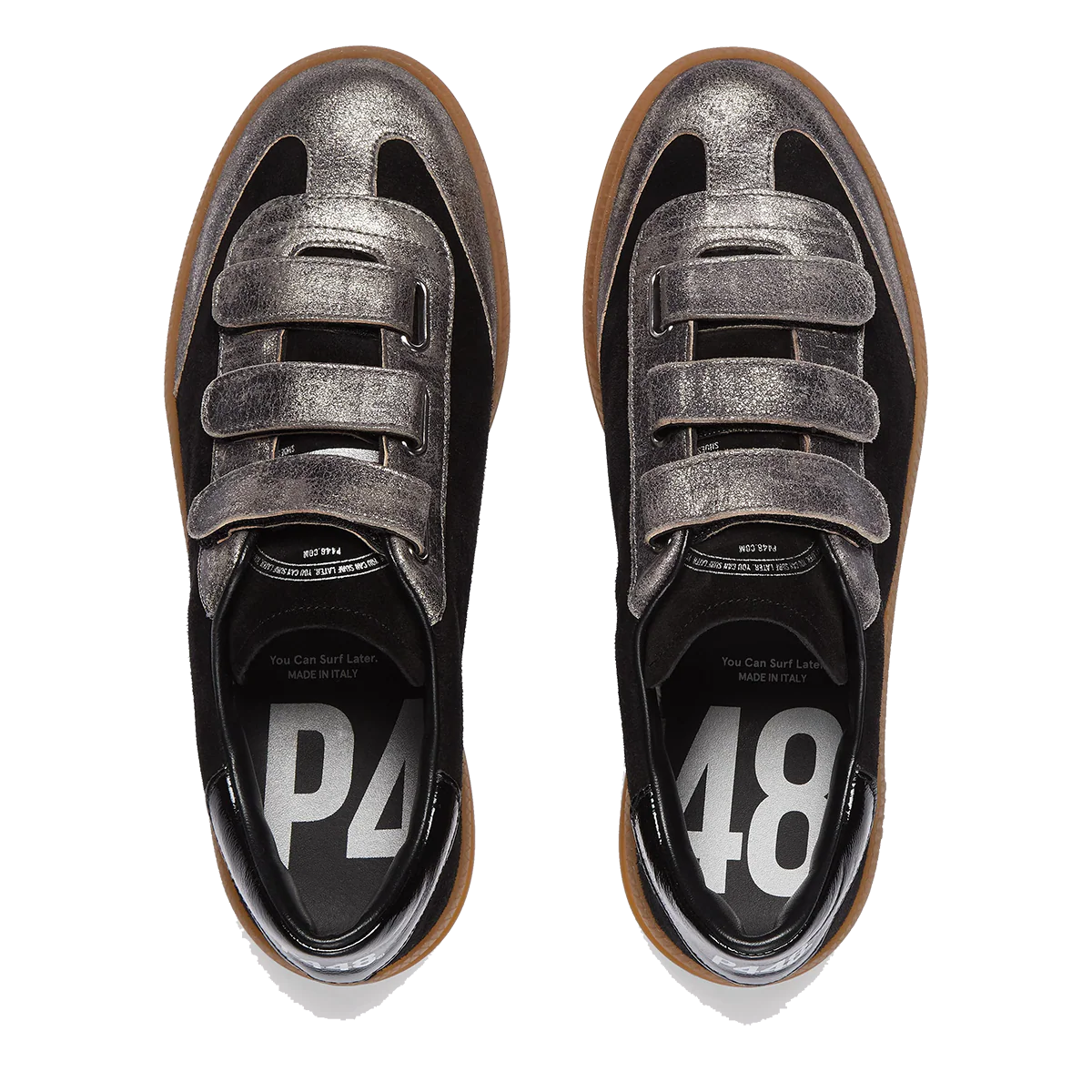 P448 Capri Monza Velcro Sneaker Dave Black