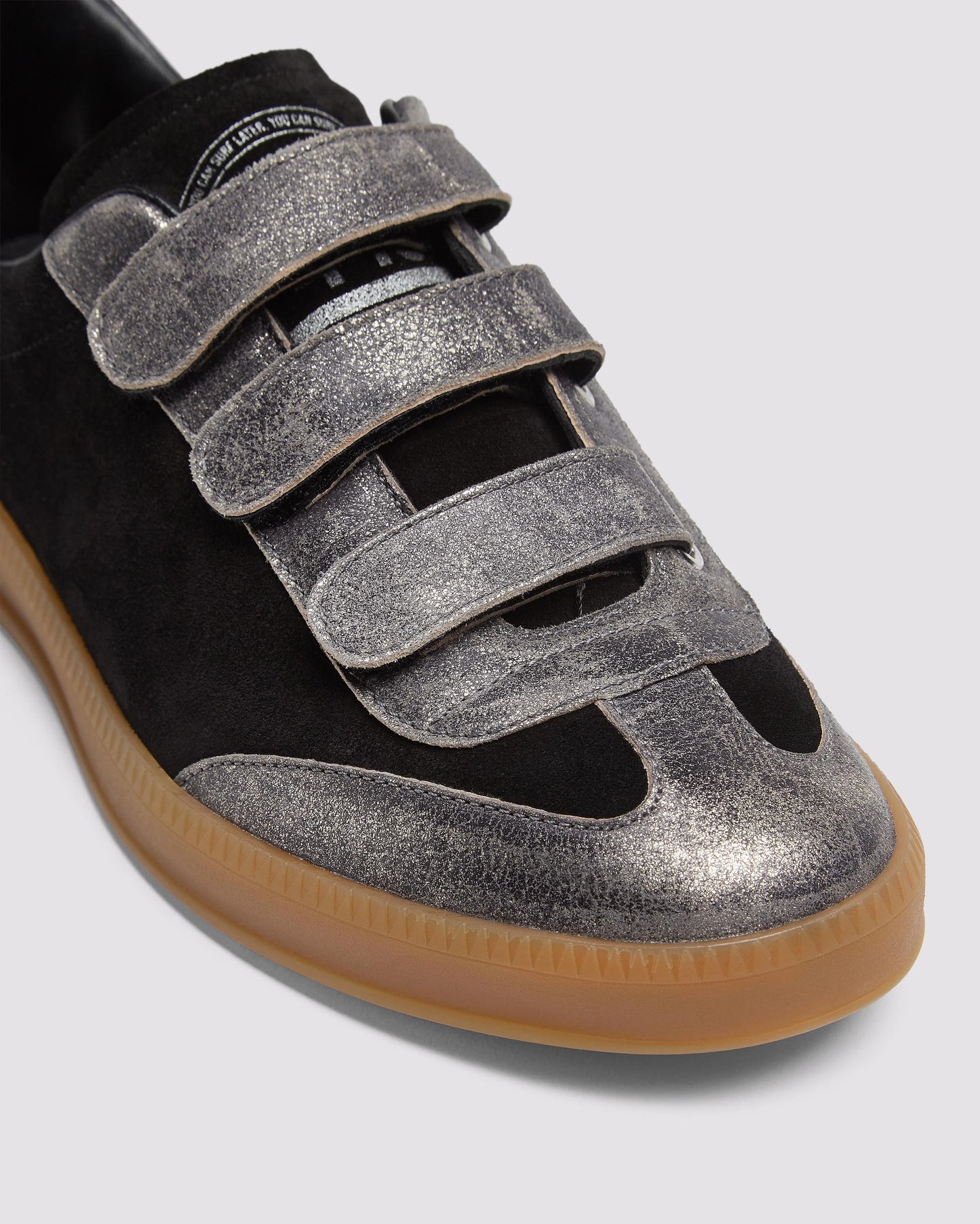P448 Capri Monza Velcro Sneaker Dave Black