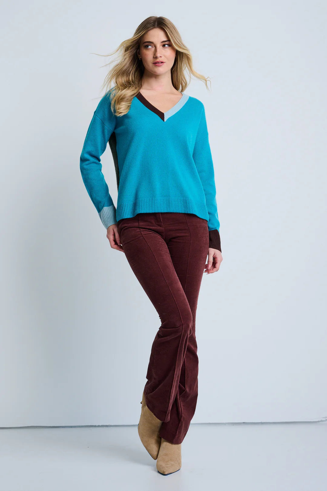 Lisa Todd Color Wheel Sweater Grotto Eden
