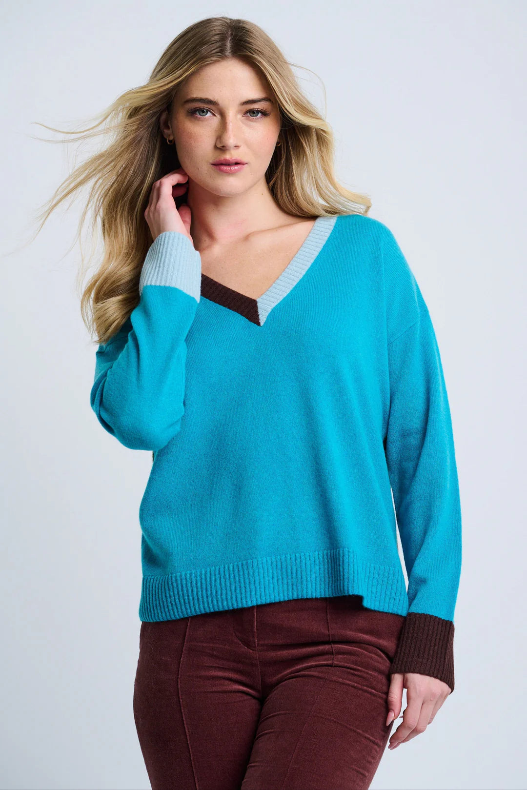 Lisa Todd Color Wheel Sweater Grotto Eden