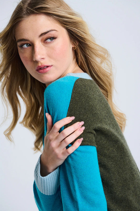 Lisa Todd Color Wheel Sweater Grotto Eden