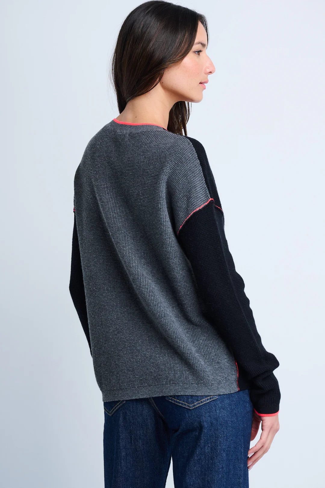 Lisa Todd Around Town Sweater - Black Fog