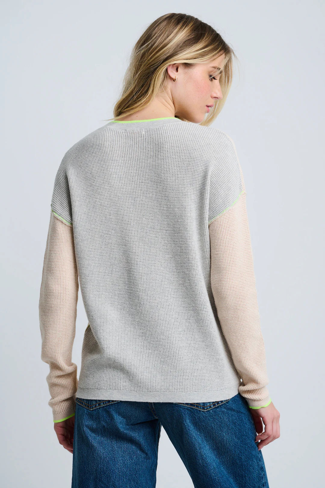 Lisa Todd Around Town Sweater - Sheepskin/Platinum