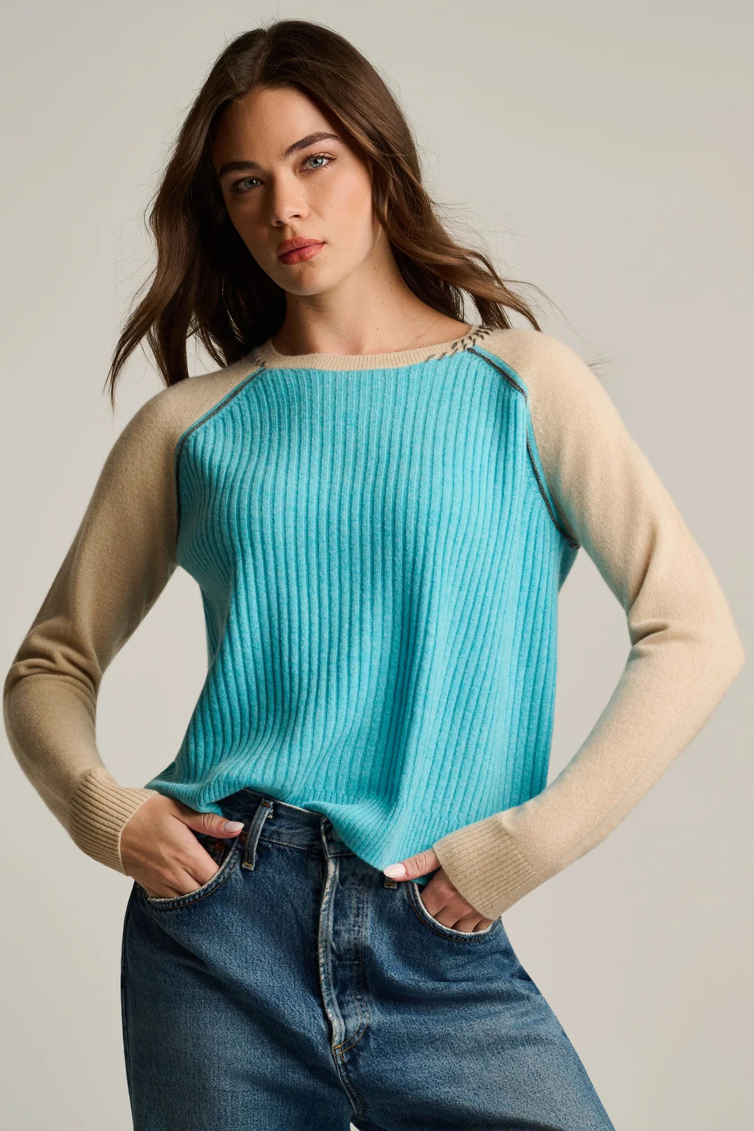 Lisa Todd Block Out Cashmere Sweater