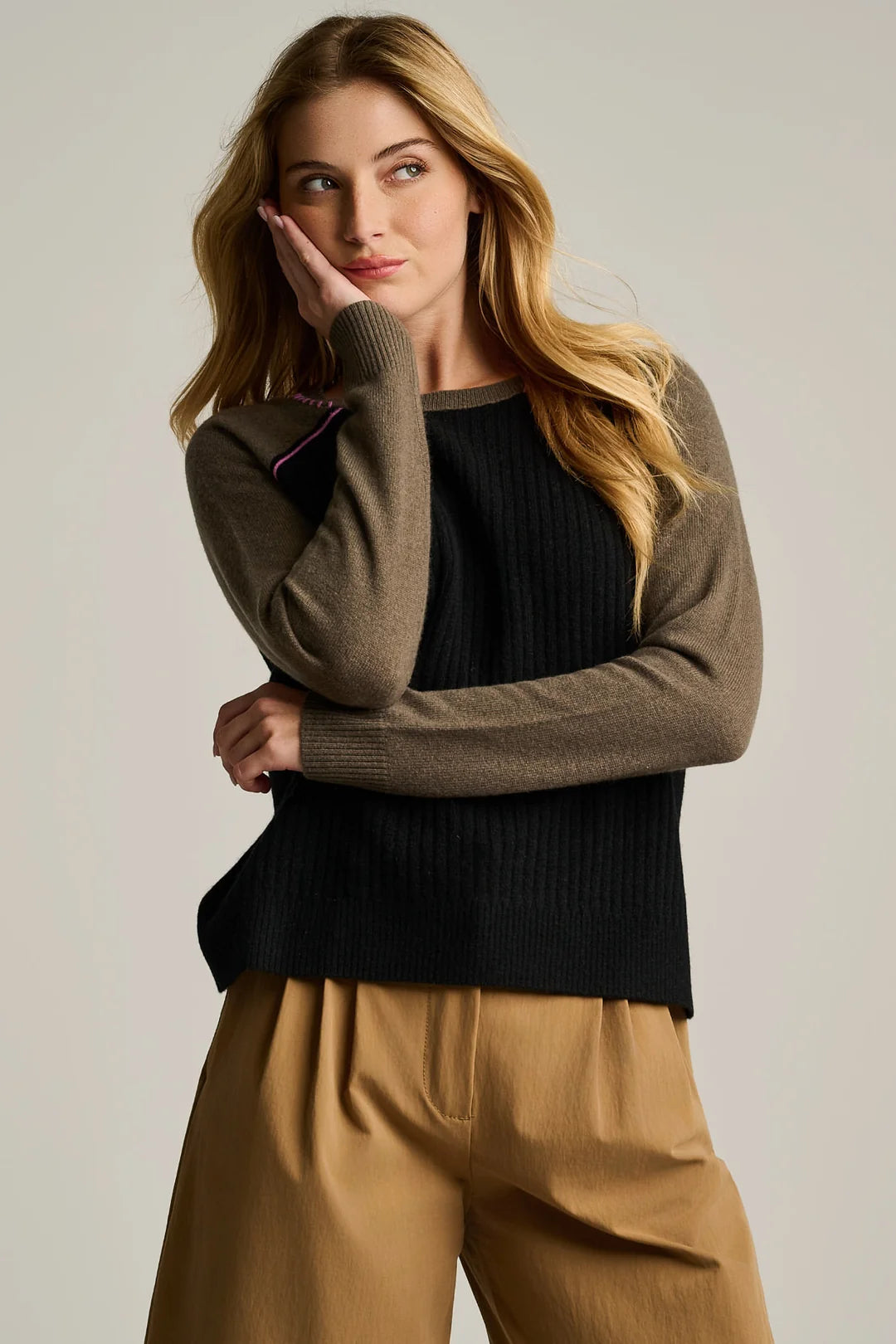 Lisa Todd Block Out Cashmere Sweater