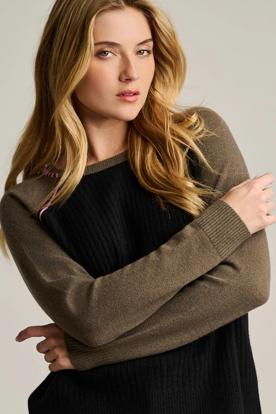 Lisa Todd Block Out Cashmere Sweater