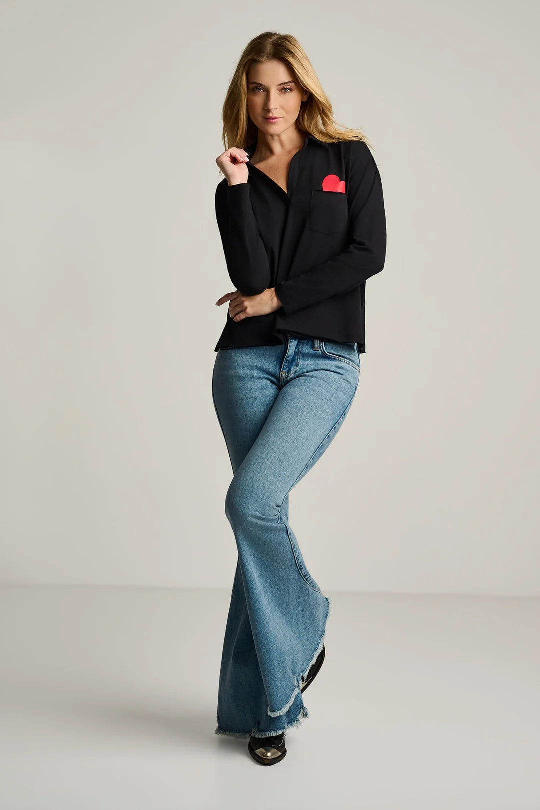 Lisa Todd Pocket Love Cotton T-Shirt