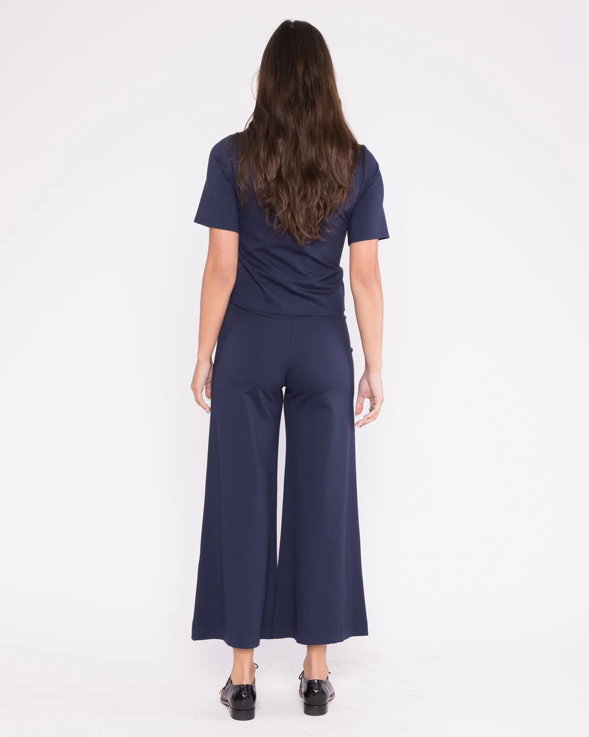 Ripley Rader Ponte Knit Wide Leg Pant Cropped