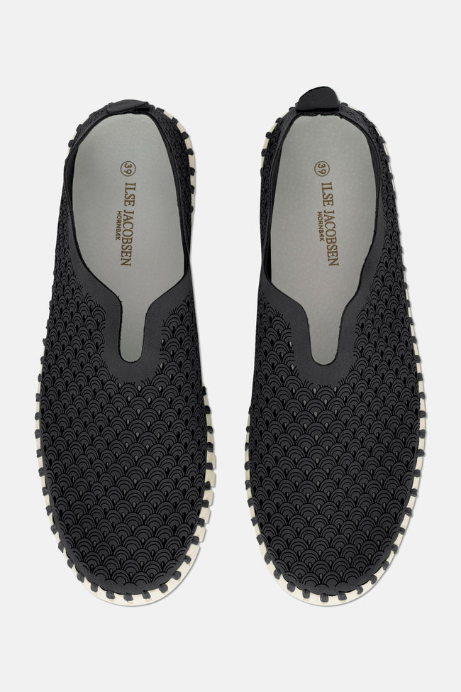 thumbnail image 2 of Ilse Jacobsen Tulip 139 Grey Blue Slip-On Flats – Women’s EU 36-41 / US 5-10 – Breathable Microfiber, Comfort 2 of 4