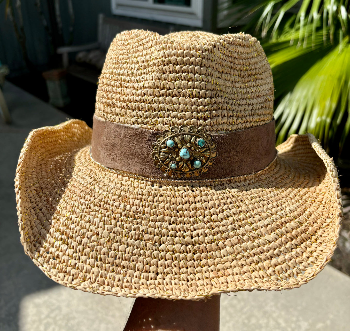 Nogales Cowgirl Straw Crochet Hat