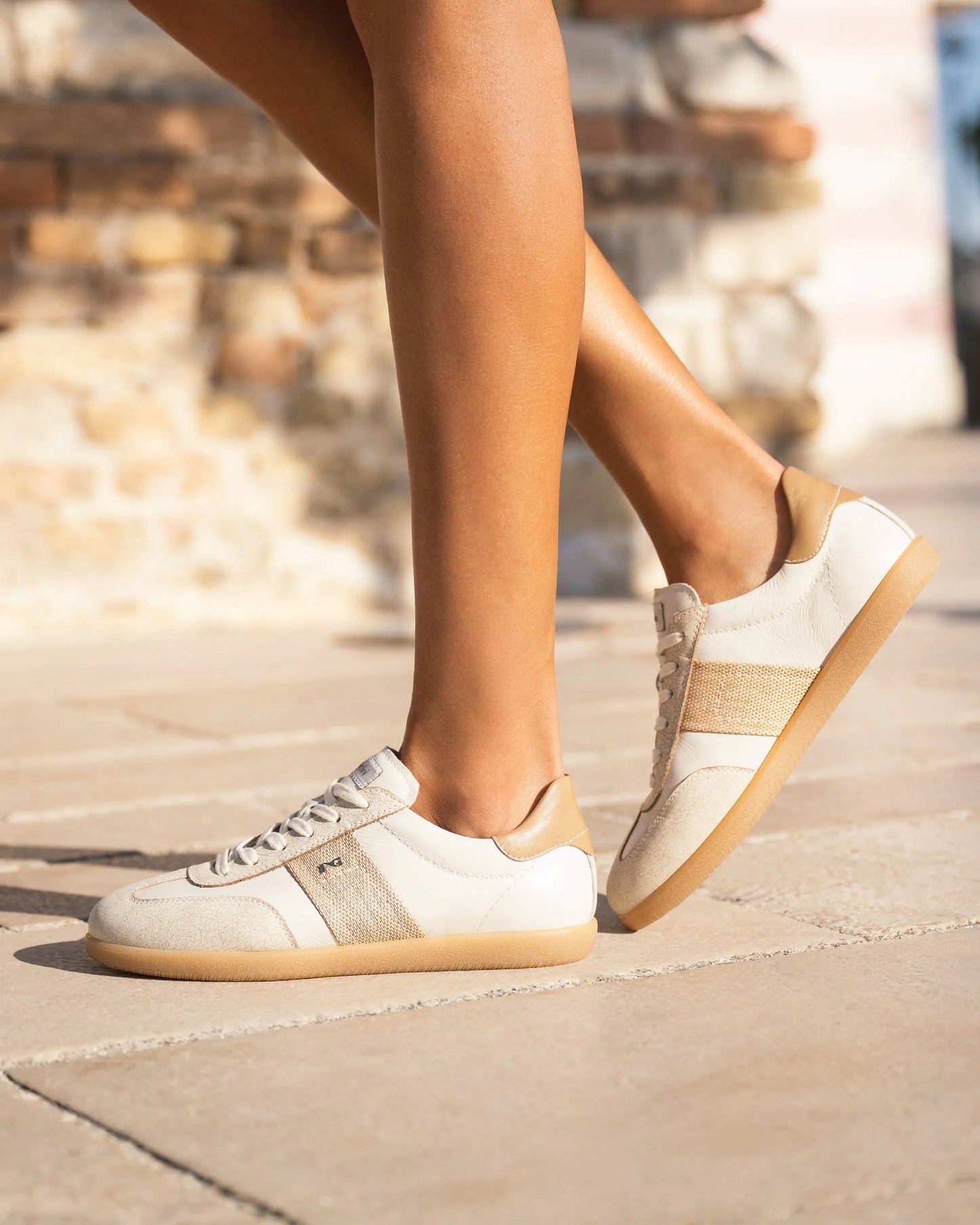 NeroGiardini Leather/Canvas Sneaker
