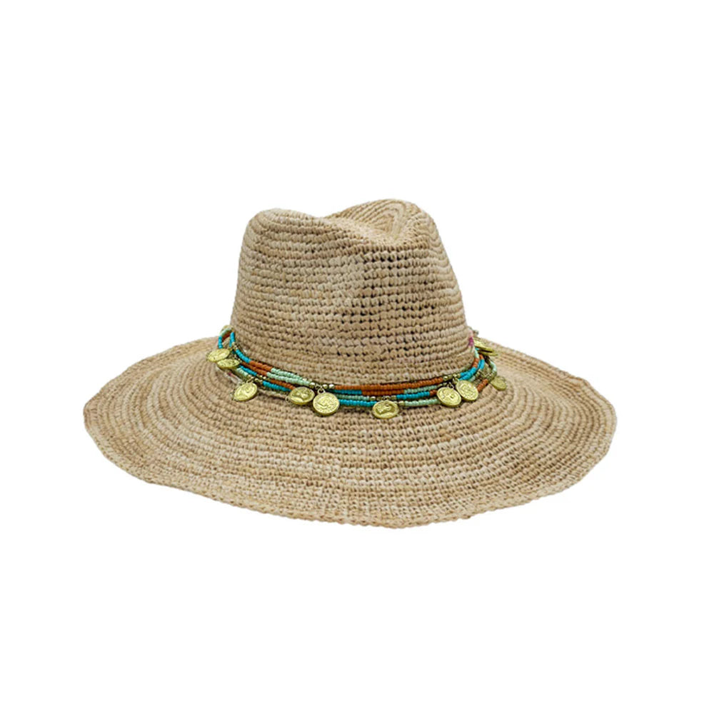 Ibiza Straw Cowboy Hat - Natural