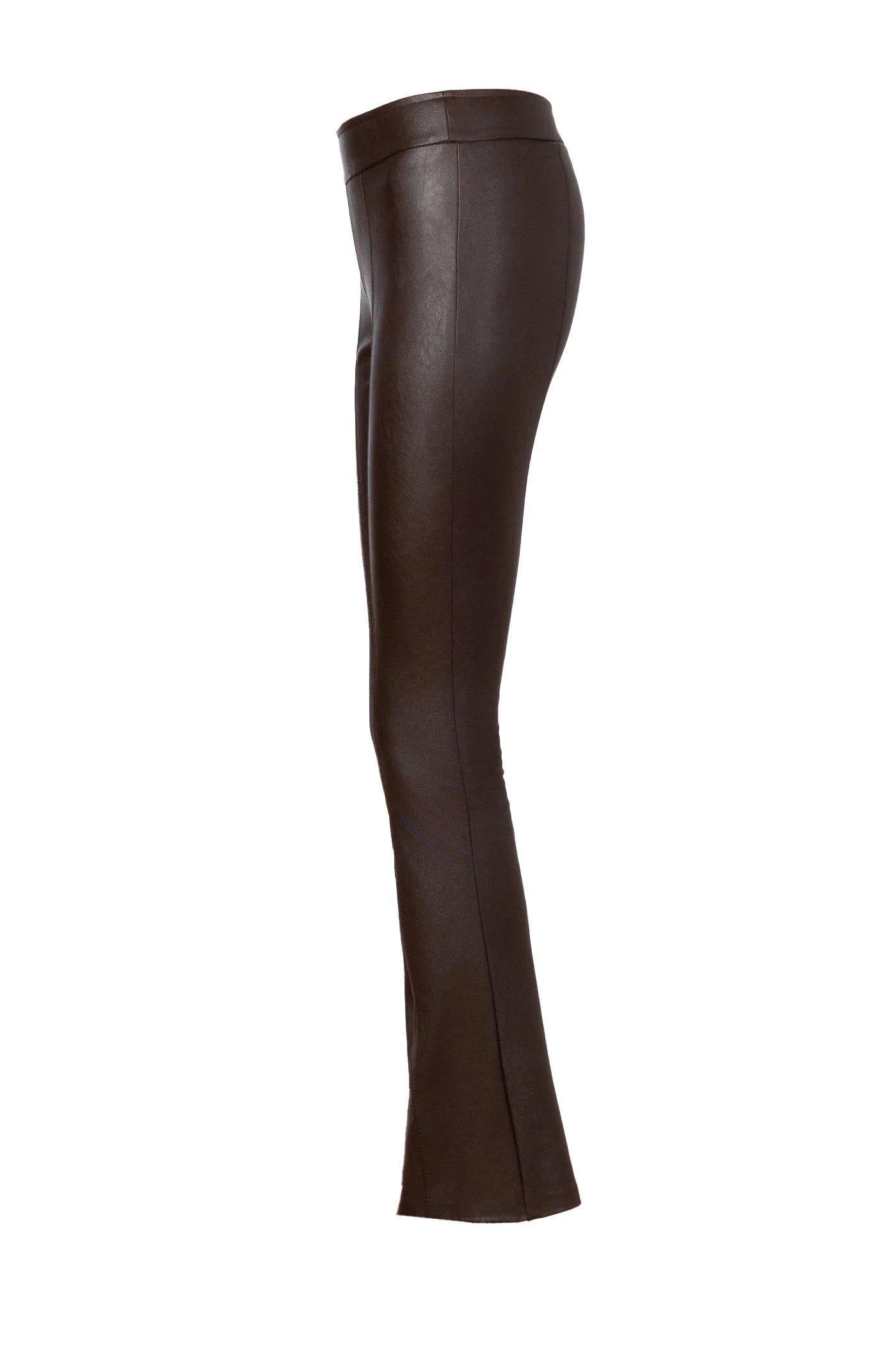 Avenue Montaigne Jetset Pant - Pleather Brown