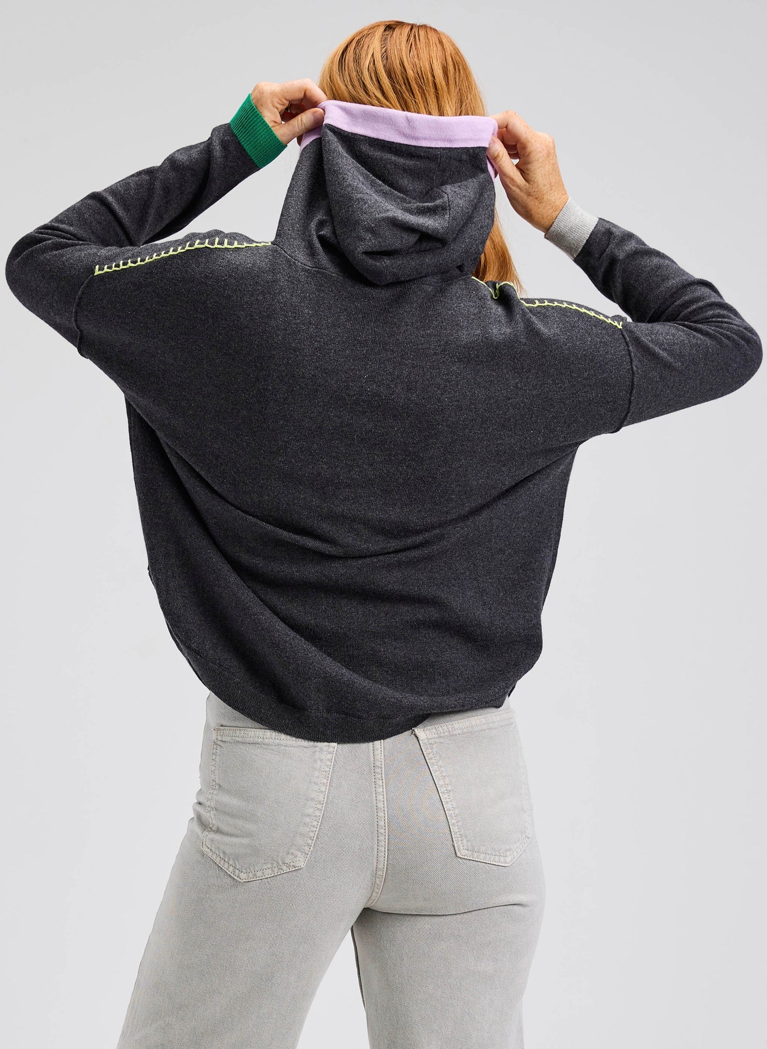 Zaket & Plover Joey Pocket Hoodie - Charcoal – Zest