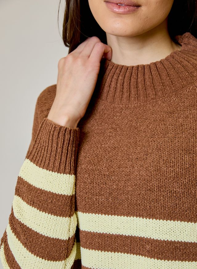 Design History Raglan Stripe Sweater