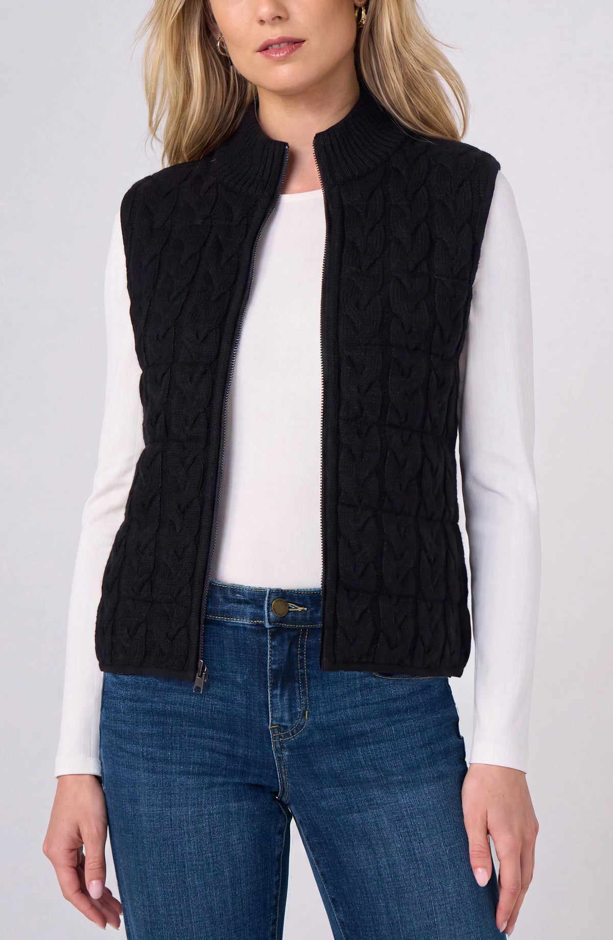 Liverpool Reversible Quilted Sweater Vest