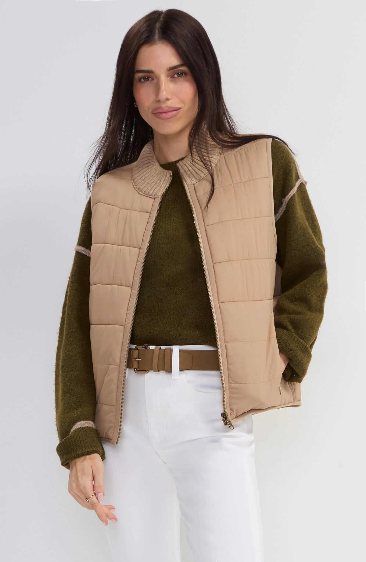 Liverpool Reversible Quilted Sweater Vest