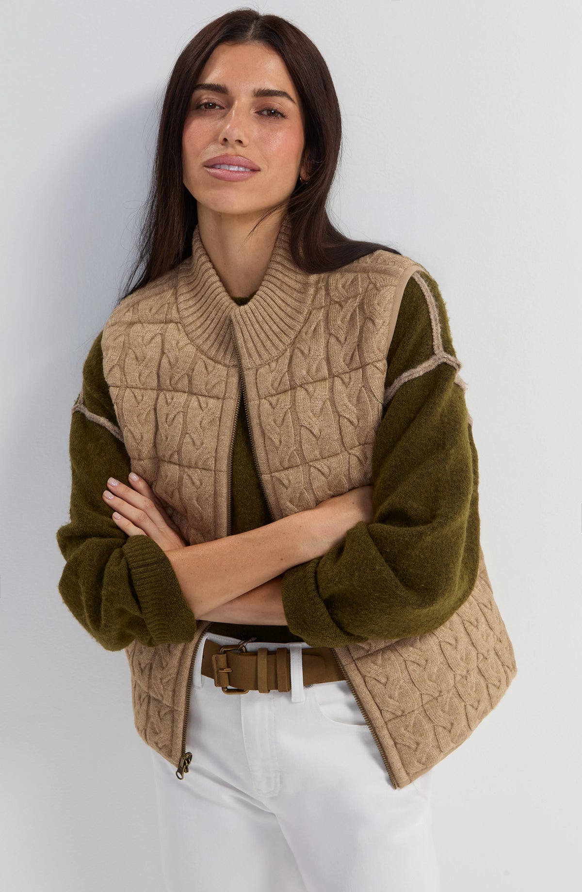 Liverpool Reversible Quilted Sweater Vest
