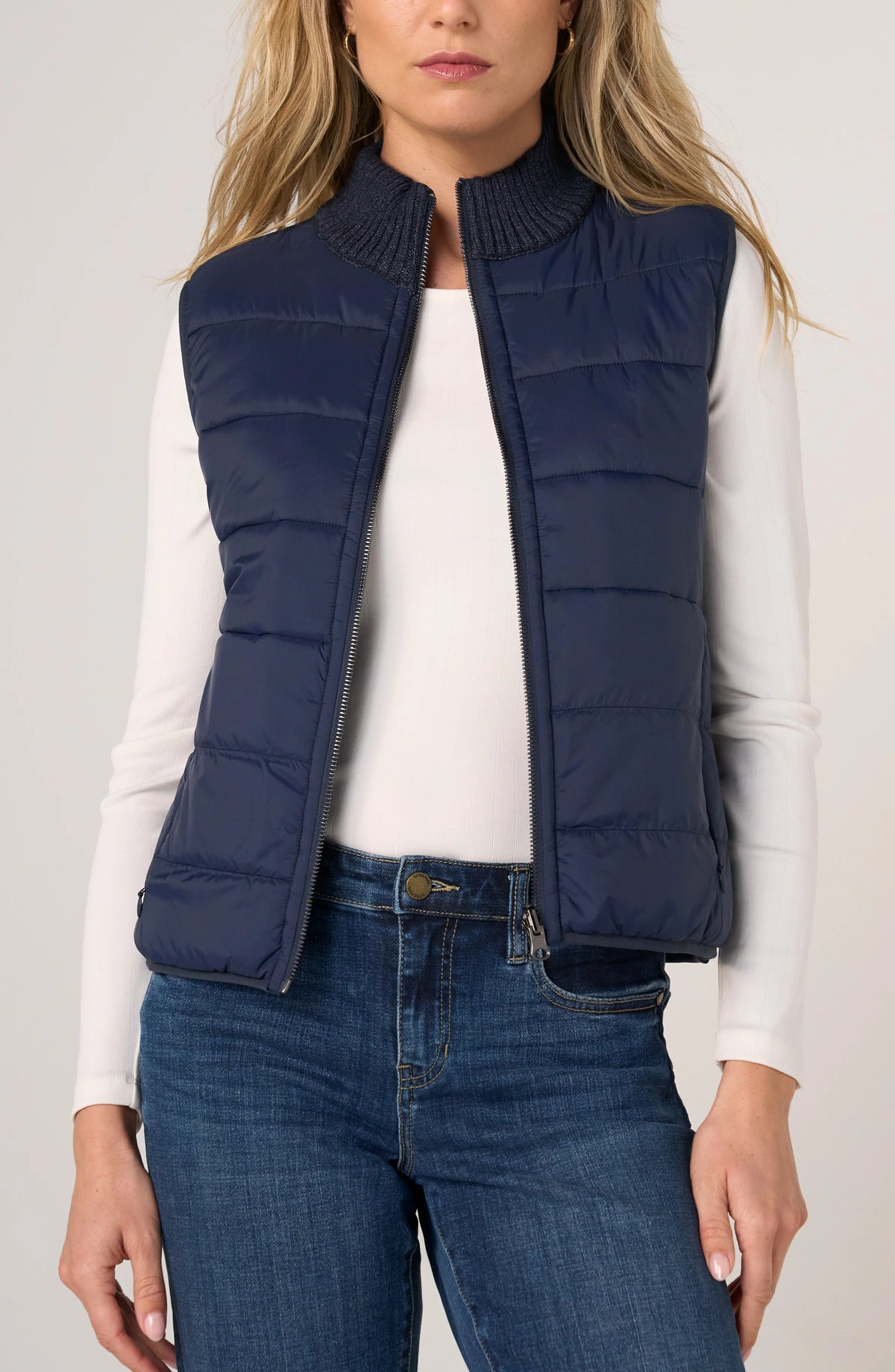 Liverpool Reversible Quilted Sweater Vest