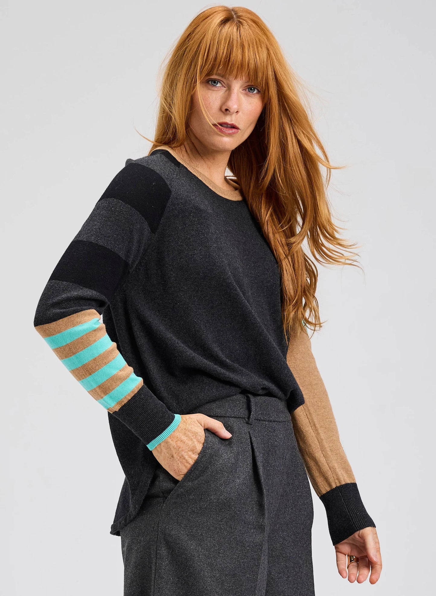 Zaket & Plover My Happy Sweater - Charcoal