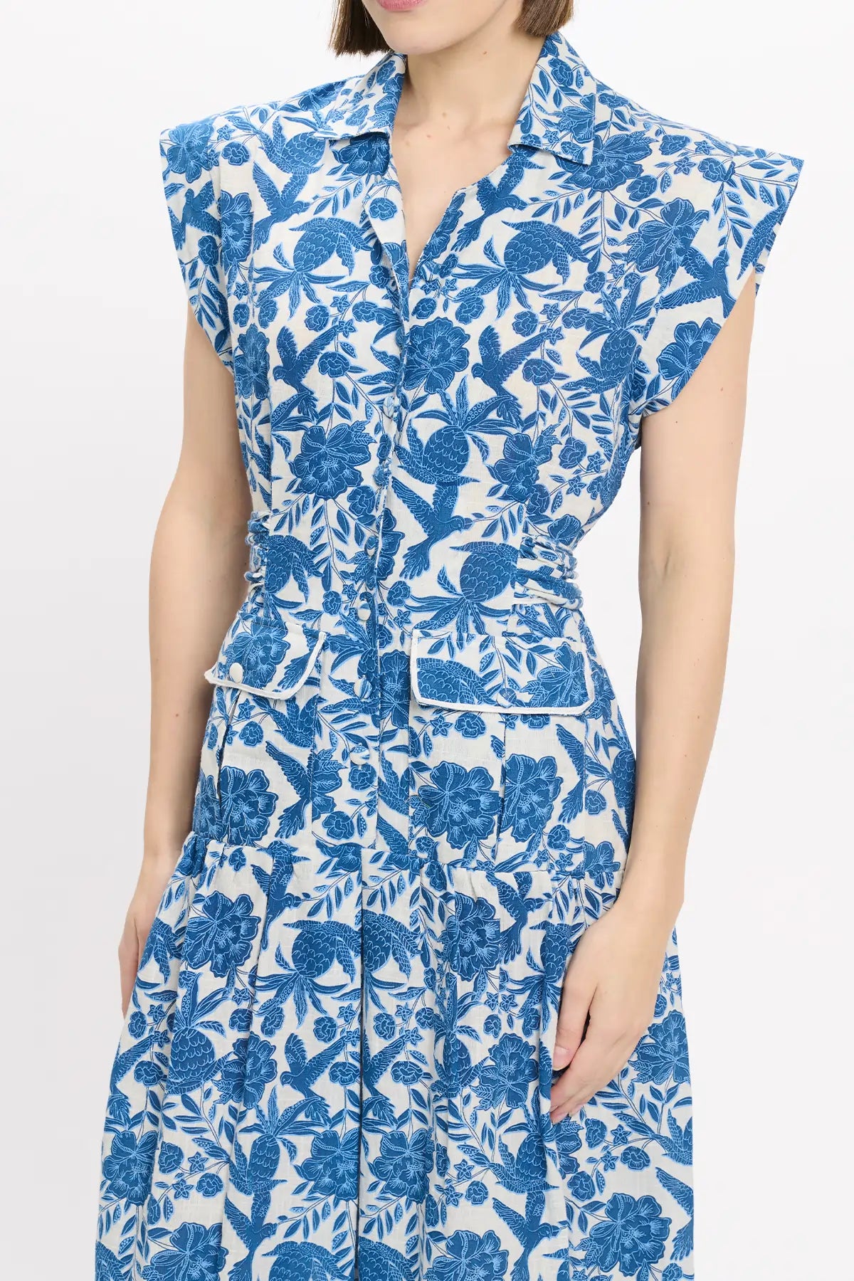 Miss June Tilda Dress Blue