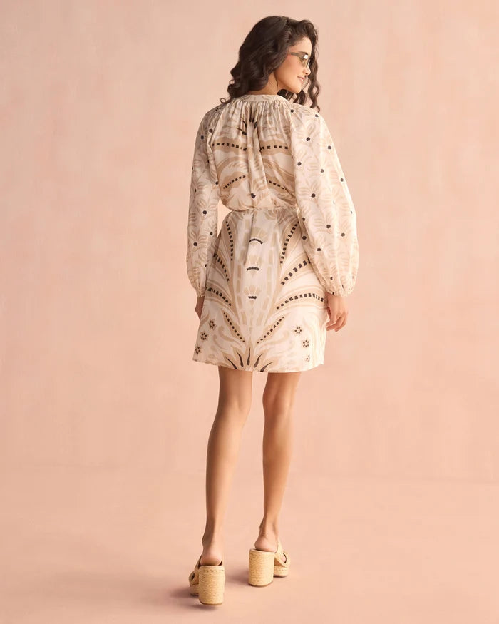 Omika Mila Mini Dress Marina Chai