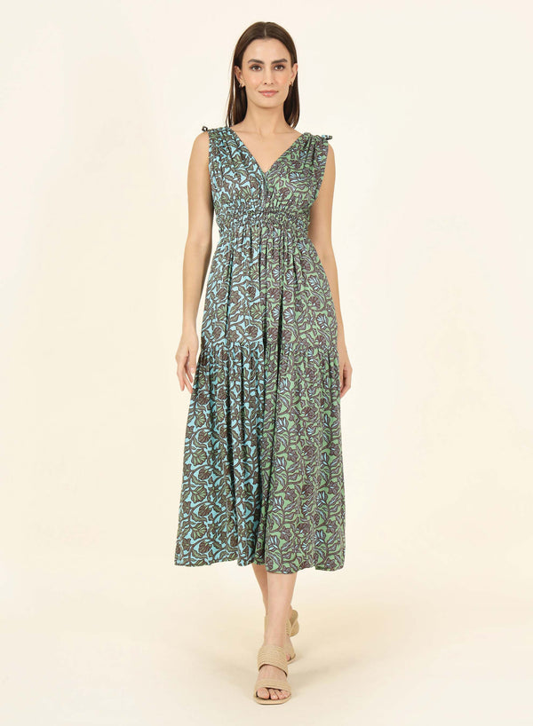 Omika Rosalita Midi Dress Marlow Marine