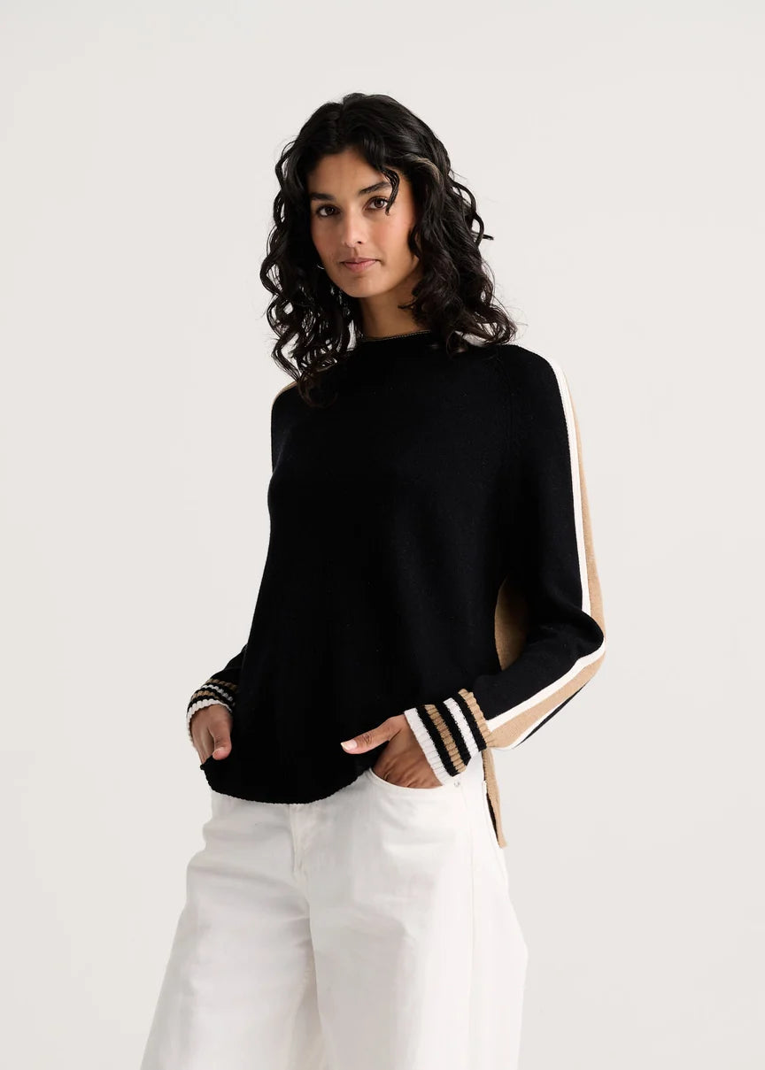 Zaket & Plover Two-Way Funnel Neck Sweater