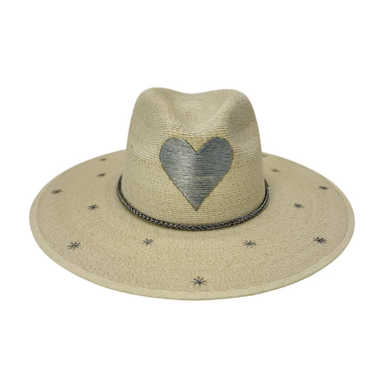 Heart Icon Straw Hat