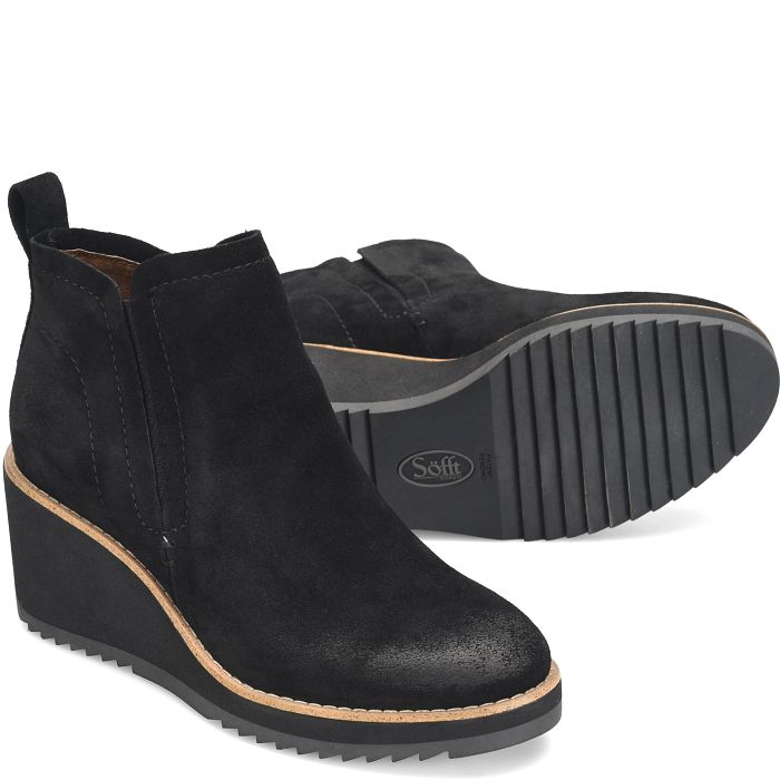 Sofft Emeree Wedge Bootie Black