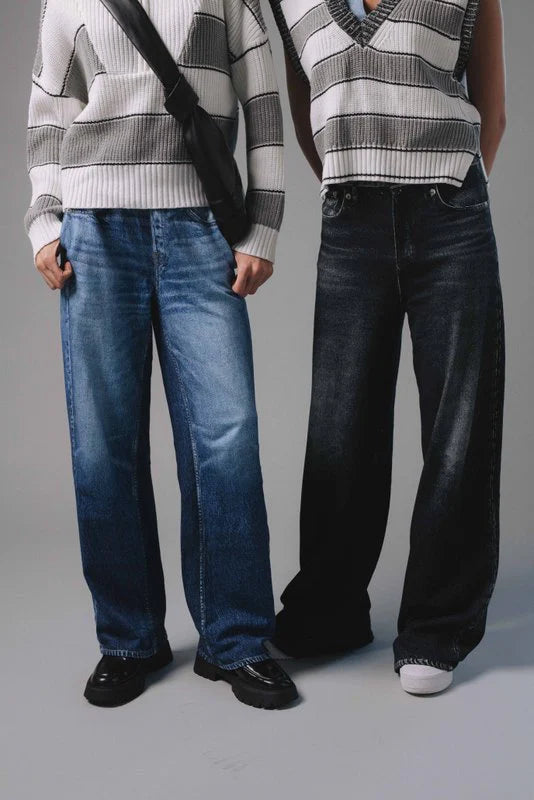 Elan Jenna Sweatpant Jean Denim