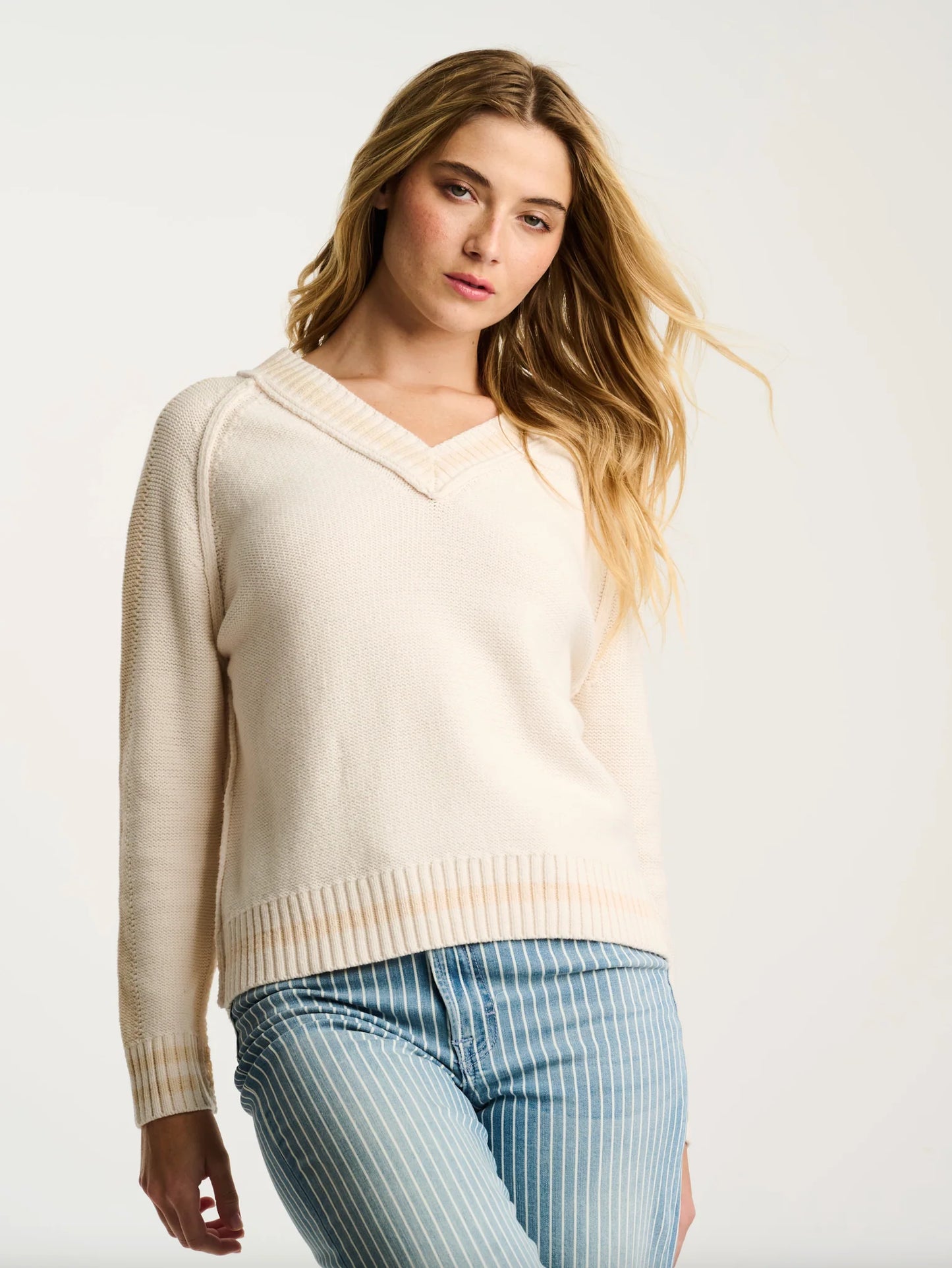 Lisa Todd Two Timer Sweater Almond