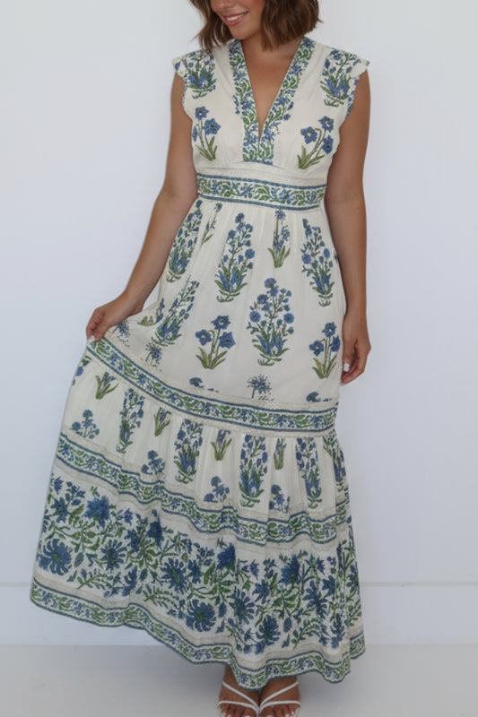 Nibi MTK Solace Dress Blue Bloom