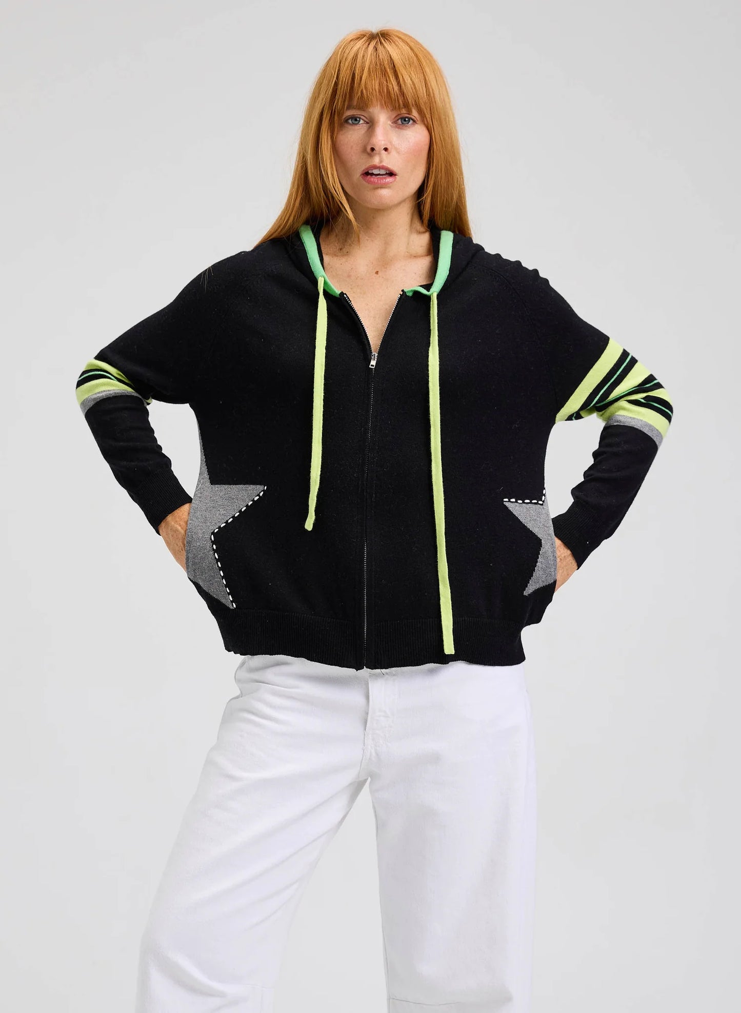 Zaket & Plover Star Hoodie - Black