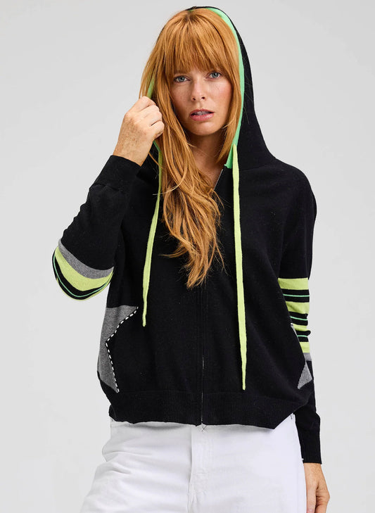 Zaket & Plover Star Hoodie - Black