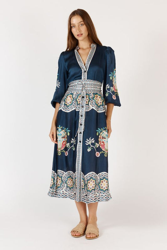 Rubyyaya Garcia Maxi Dress - Navy
