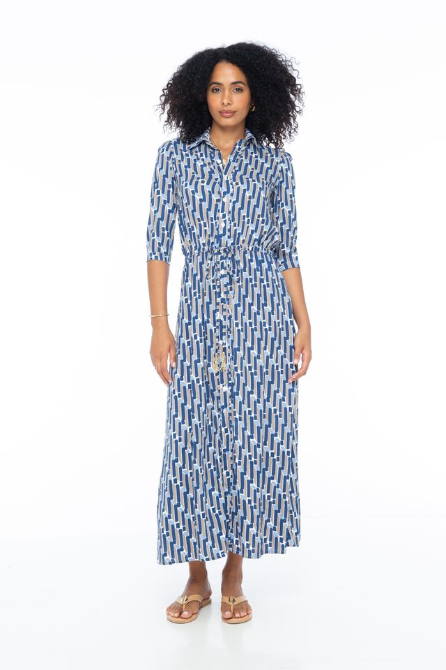Romi The Brand Disco Maxi Shirt Dress