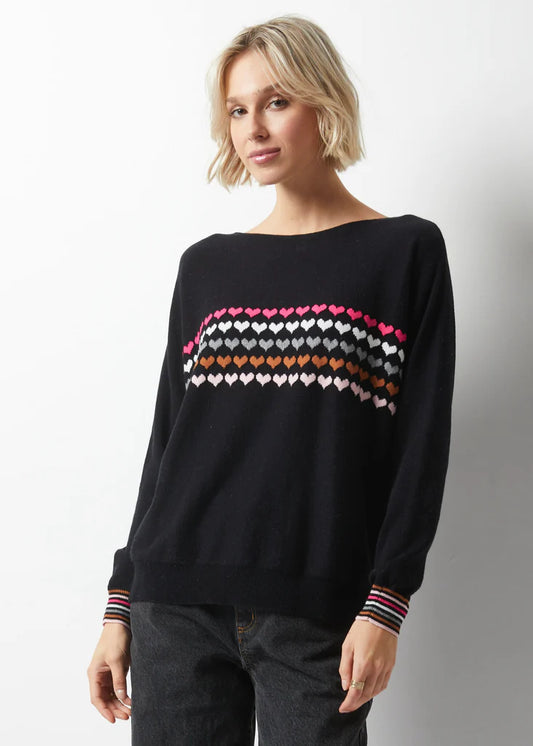 Zaket & Plover Lovestruck Sweater Black 6335