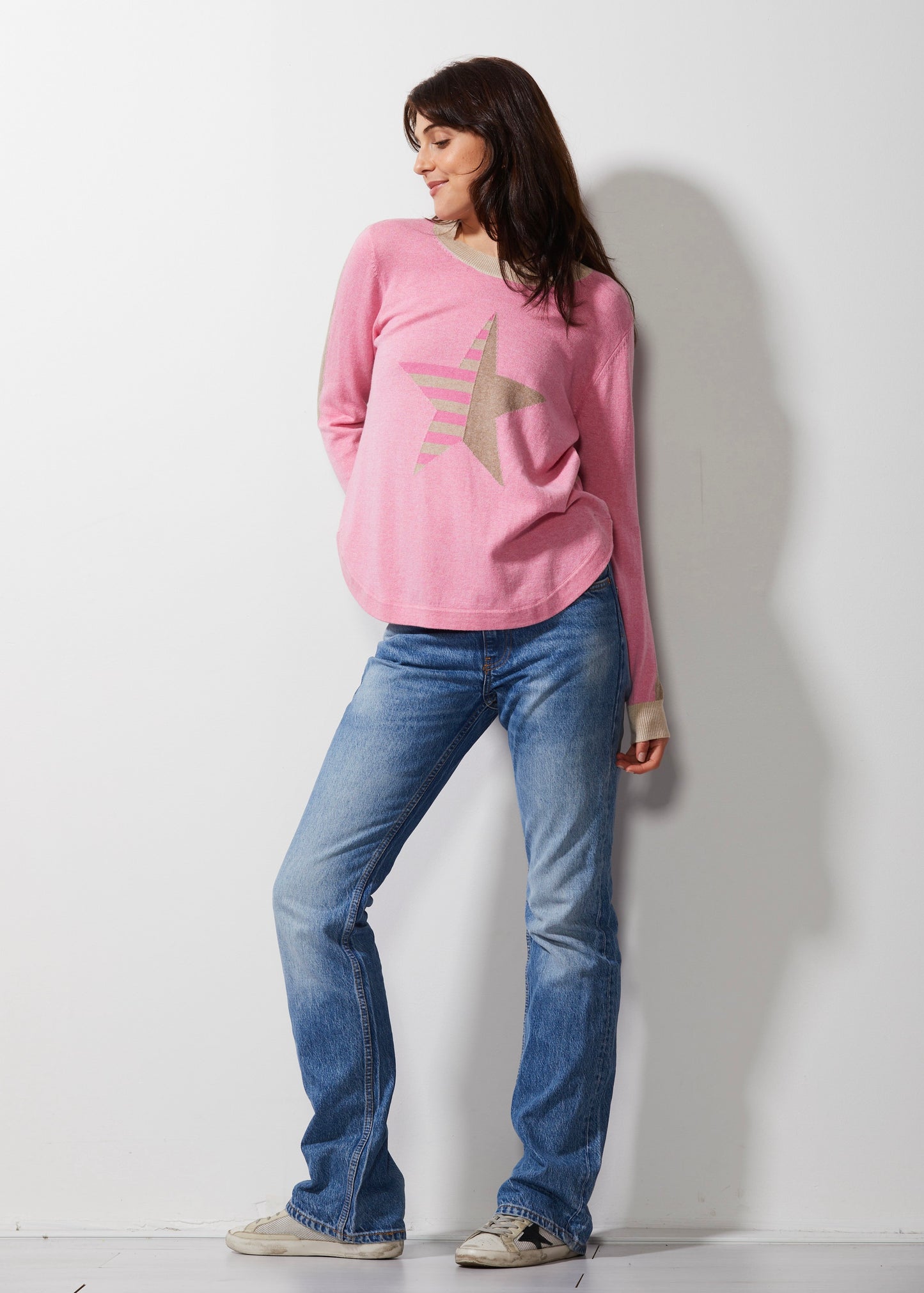 Zaket & Plover Stripey Stardom Sweater - Pink