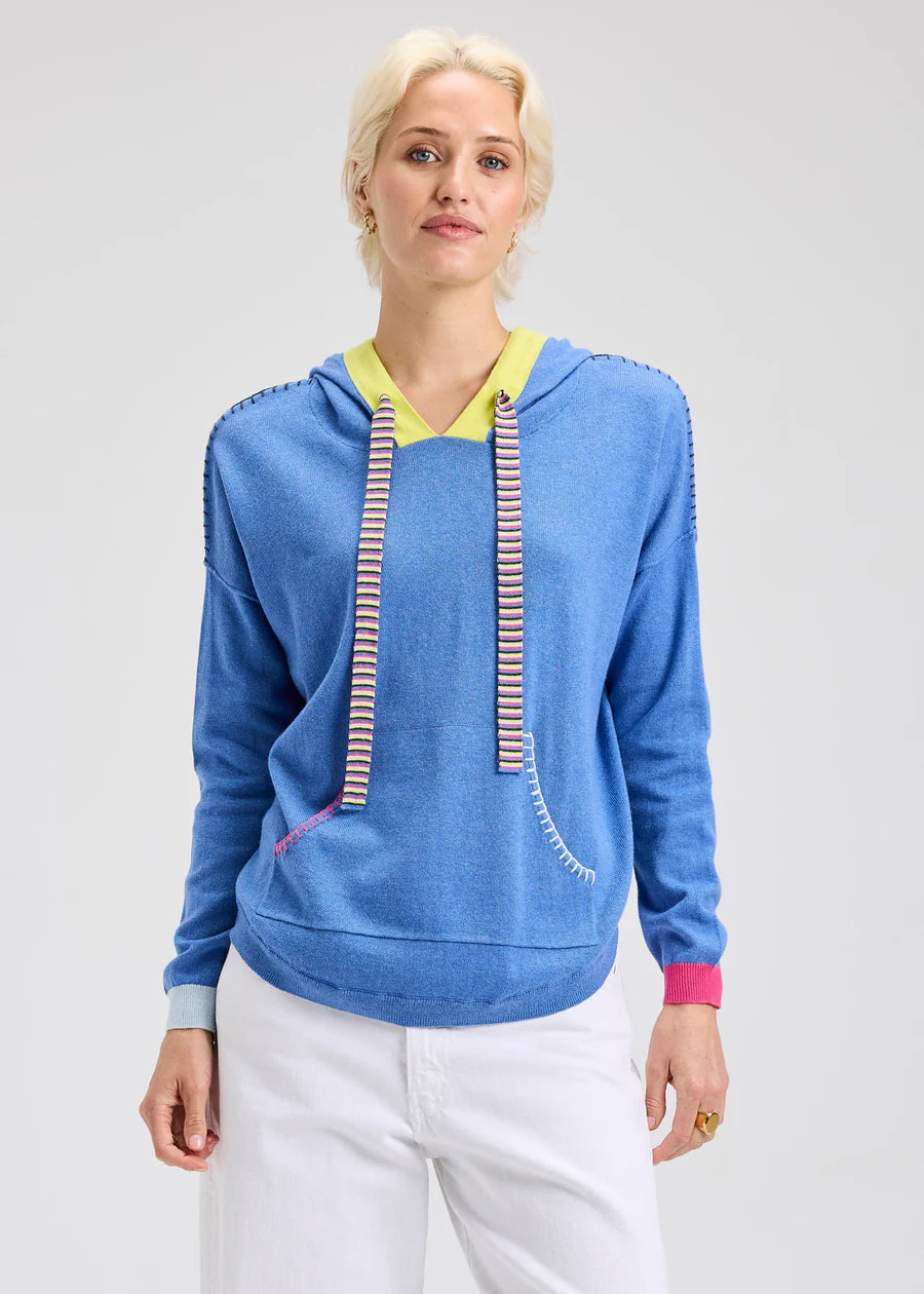 Zaket & Plover Joey Pocket Hoodie - Chambray