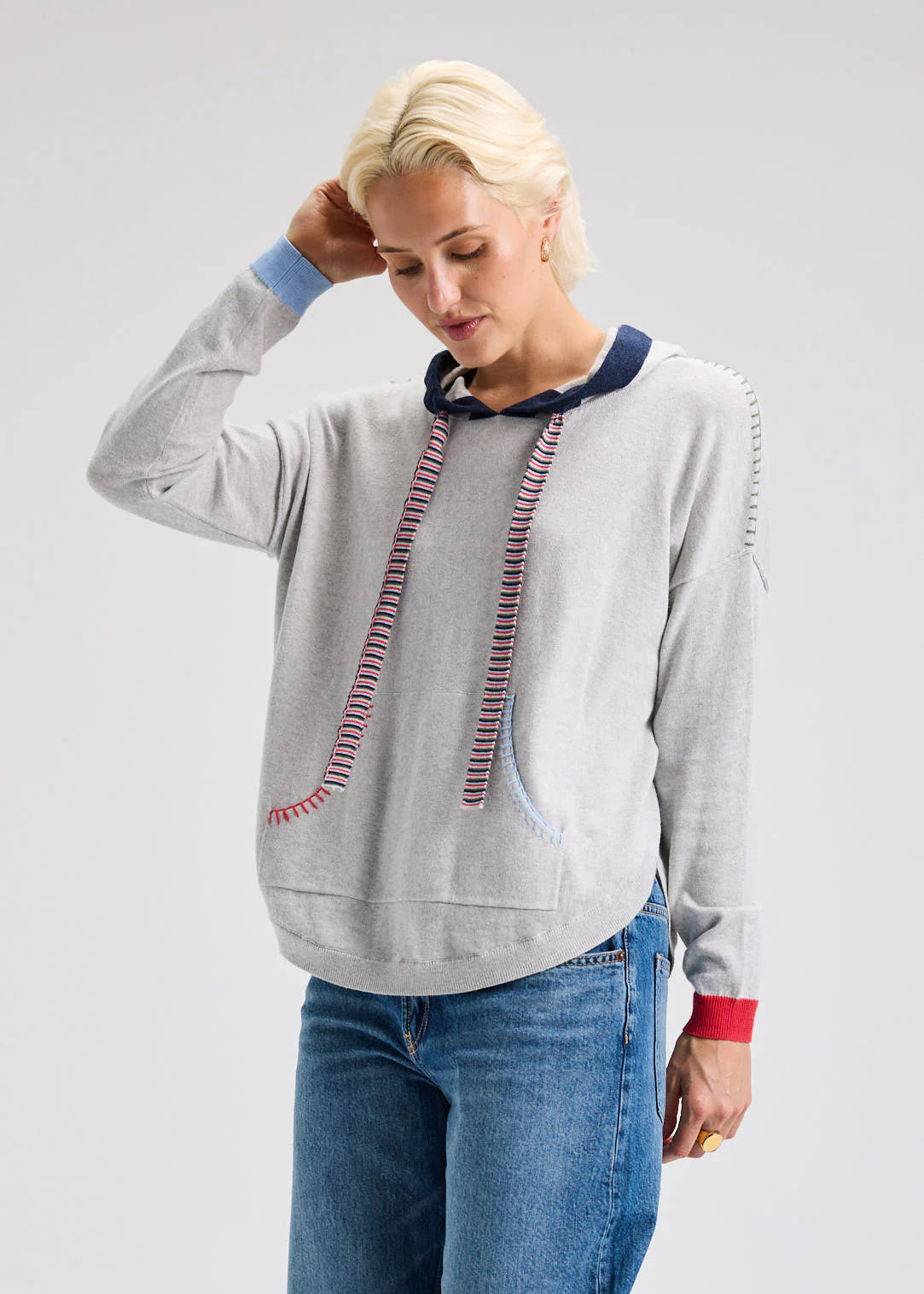 Zaket & Plover Joey Pocket Hoodie - Marl