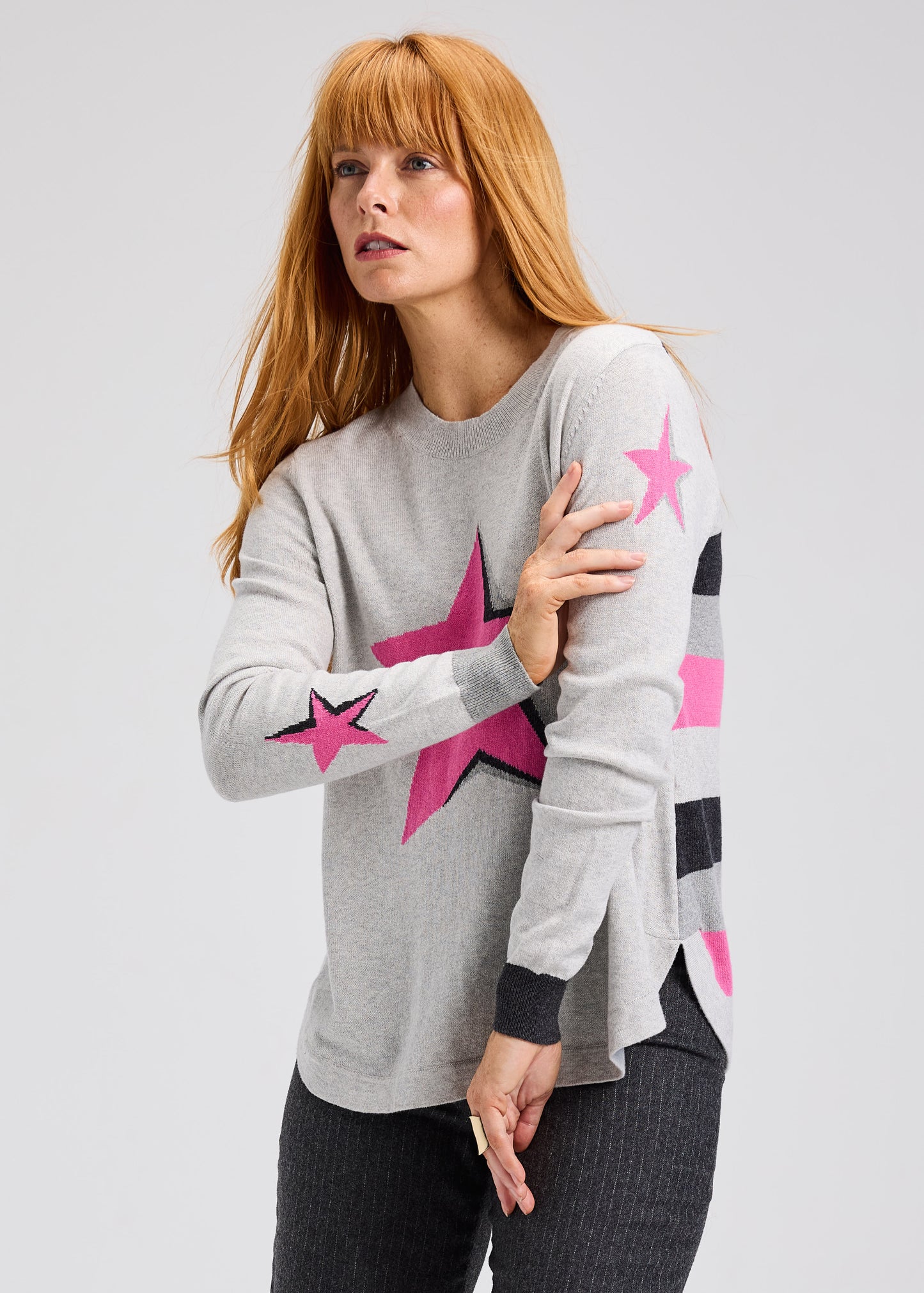 Zaket & Plover Stars and Stripes Sweater - Marl