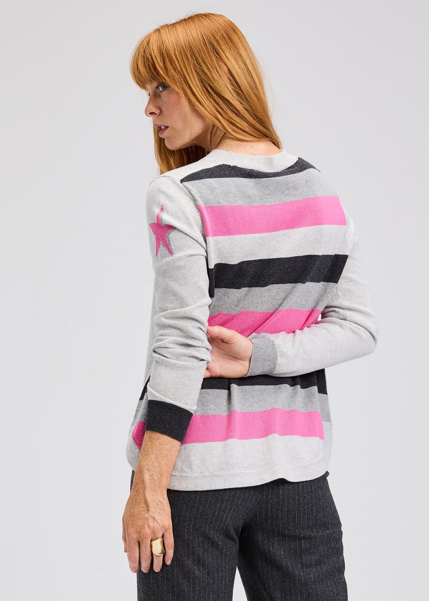 Zaket & Plover Stars and Stripes Sweater - Marl