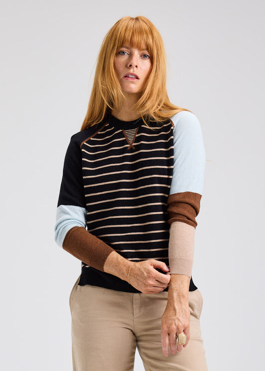 Zaket & Plover Breton Sweater Black