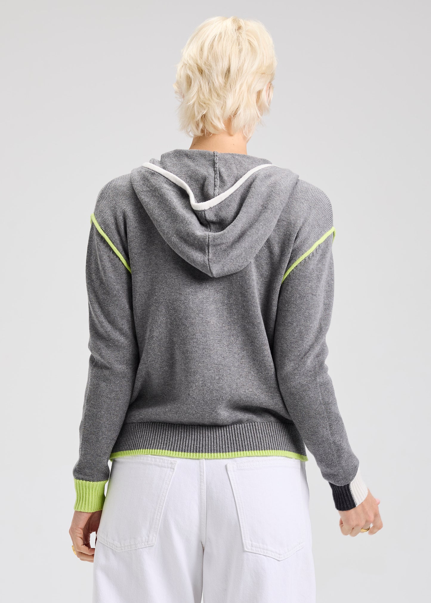 Zaket & Plover Threaded Hoodie Cloud