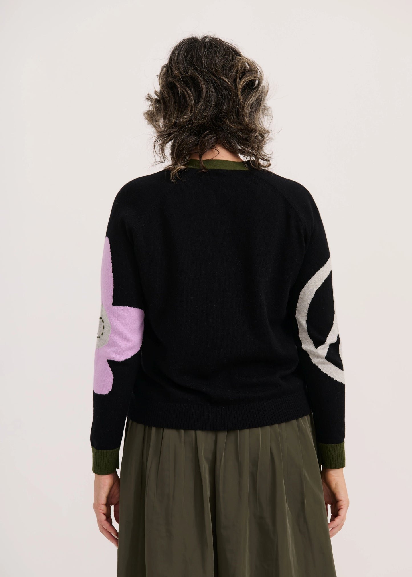 Zaket & Plover Peace Please Cardi - Black