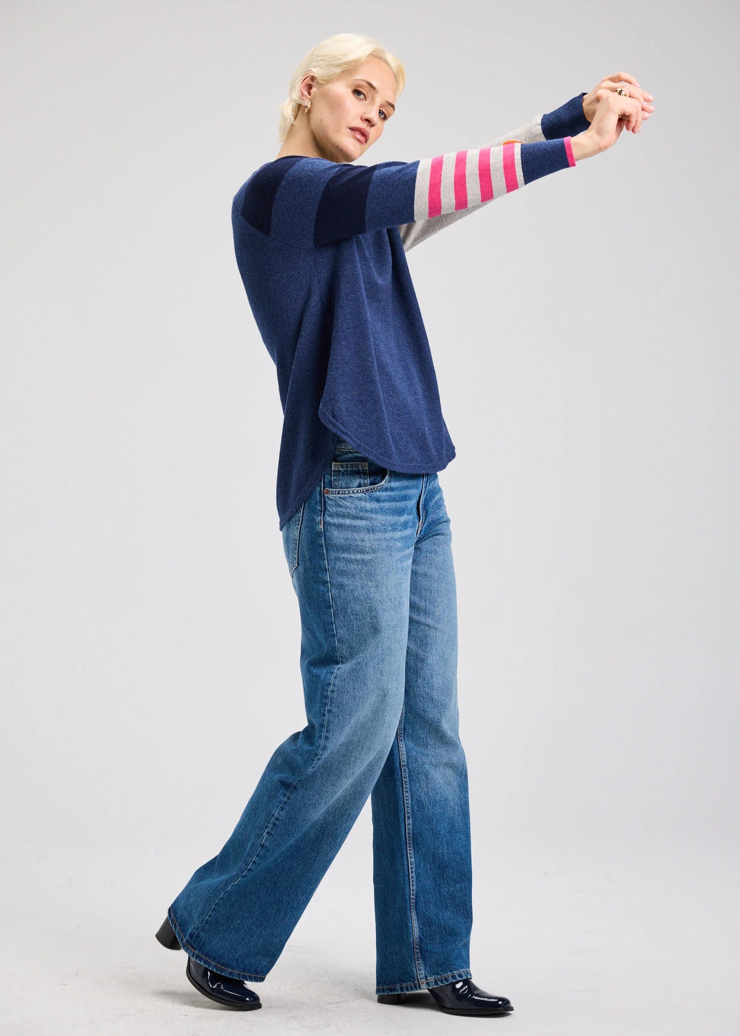 Zaket & Plover My Happy Sweater - Denim