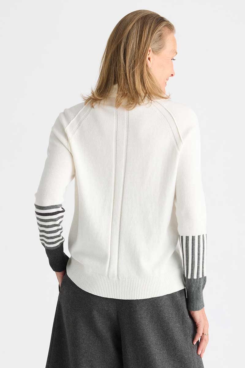 Zaket & Plover Drawcord Cowl Neck Sweater