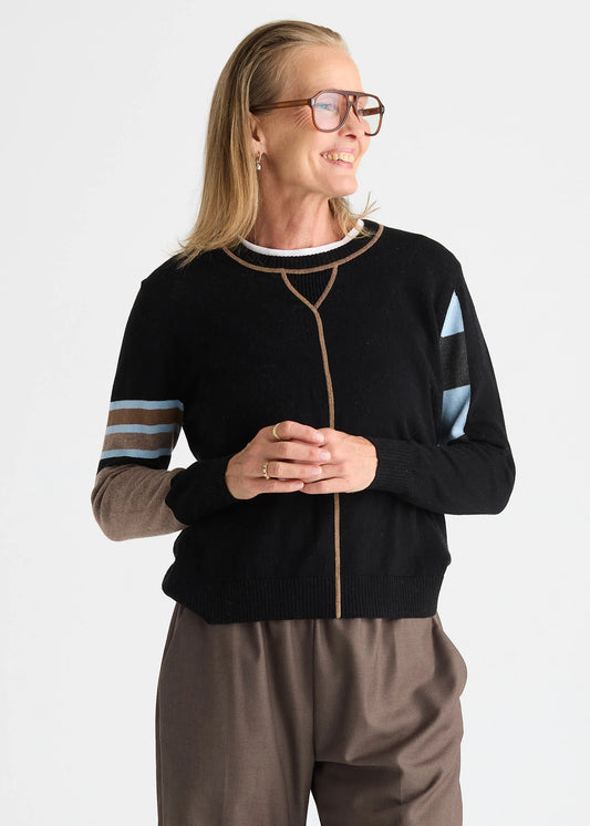 Zaket & Plover Weekend Ease Sweater | Black