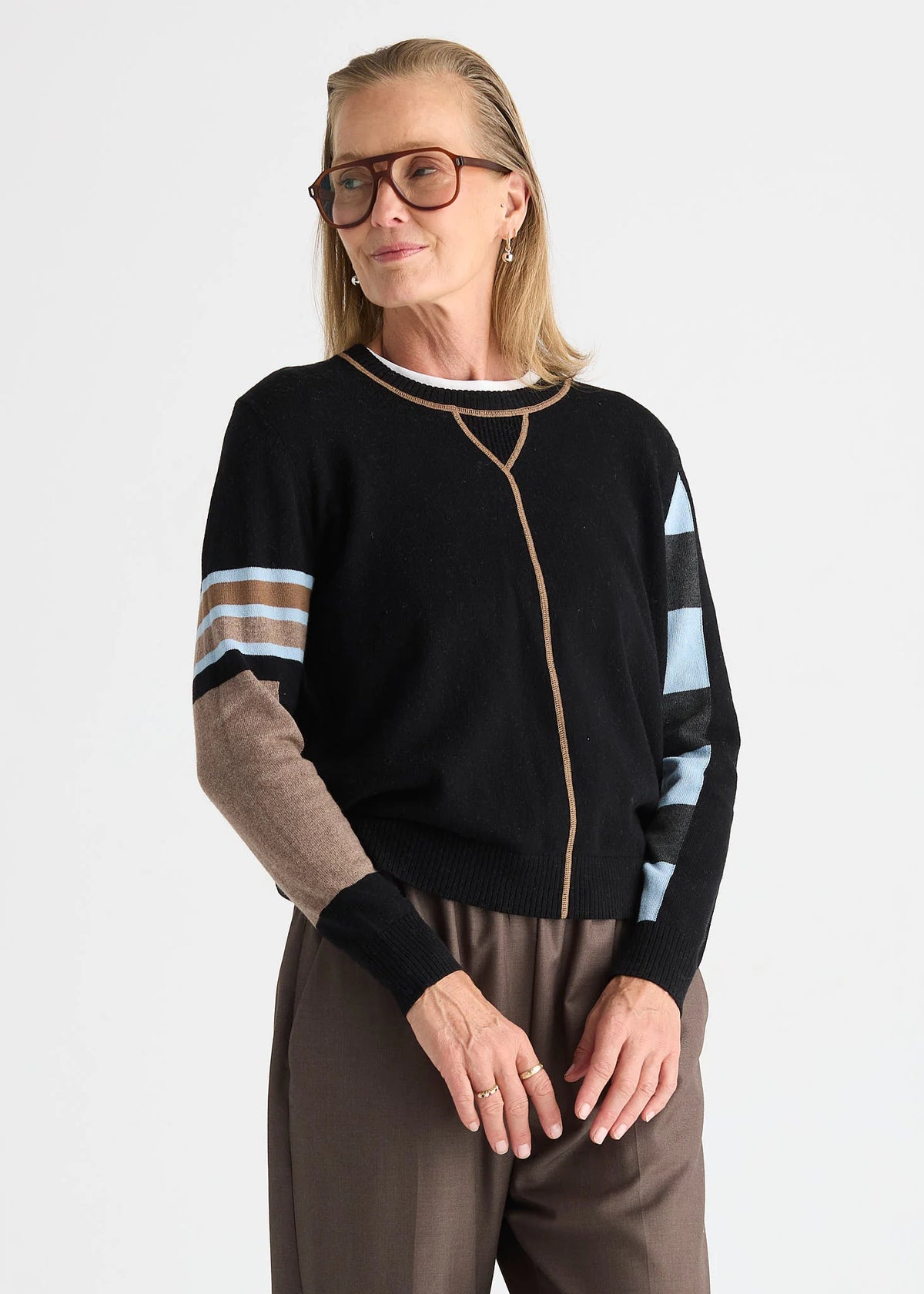 Zaket & Plover Weekend Ease Sweater | Black